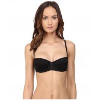 Emporio Armani Sexy Satin and Lace Not Padded Balconette Bra